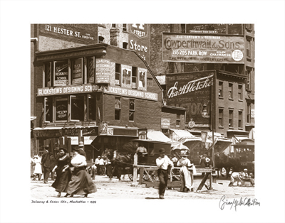 Delancey and Essex Streets, Manhattan, 1908