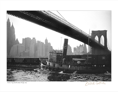 Fulton Tug Boat, Brooklyn Bridge, 1920