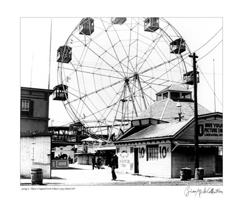 George Tilyou Ferris Wheel, Coney Island, 1897