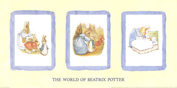 Peter Rabbit Family Triptych